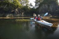 Coastal Waters Wilderness Kayaking Adventures at Spring Island on Vancouver Island