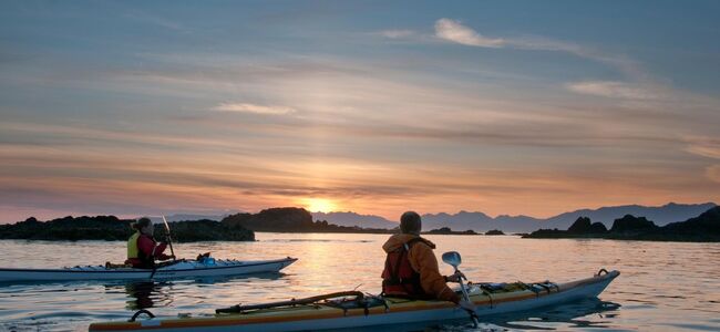 Sunset Sea Kayaking West Coast Vancouver Island