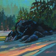 Shoreline Sketch by Brian Buckerell